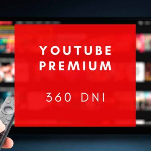 Konto YouTube Premium na 360 dni (współdzielone)